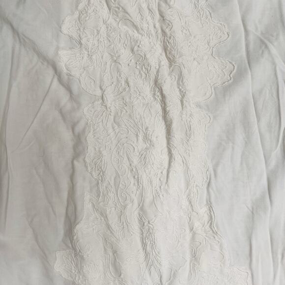 Gloria Vanderbilt White Large Top Shirt - Picture 4 of 4
